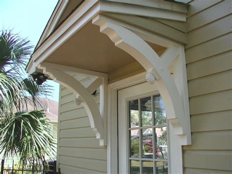 metal overhang brackets|structural corbels for door overhangs.